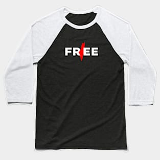 Free Palestine _ Baseball T-Shirt